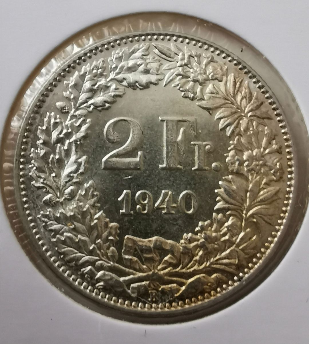 Toutes les monnaies: 2 Franken 1940 unz- stgl – Neuf (Voir description) à Zürich par turbopuz
