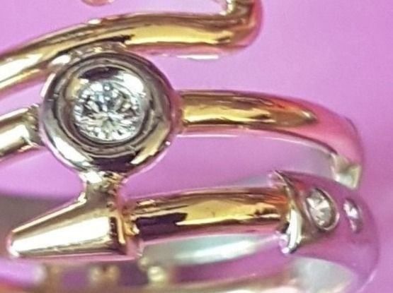 Bagues: Ausgefallener 18 Karat Goldring – Neuf (Voir description) à Unterägeri par Altgoldschmuck 2