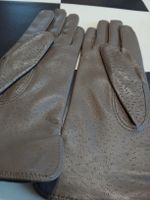 Braune Lederhandschuhe, Gr. 7, für den Winter oder Übergang