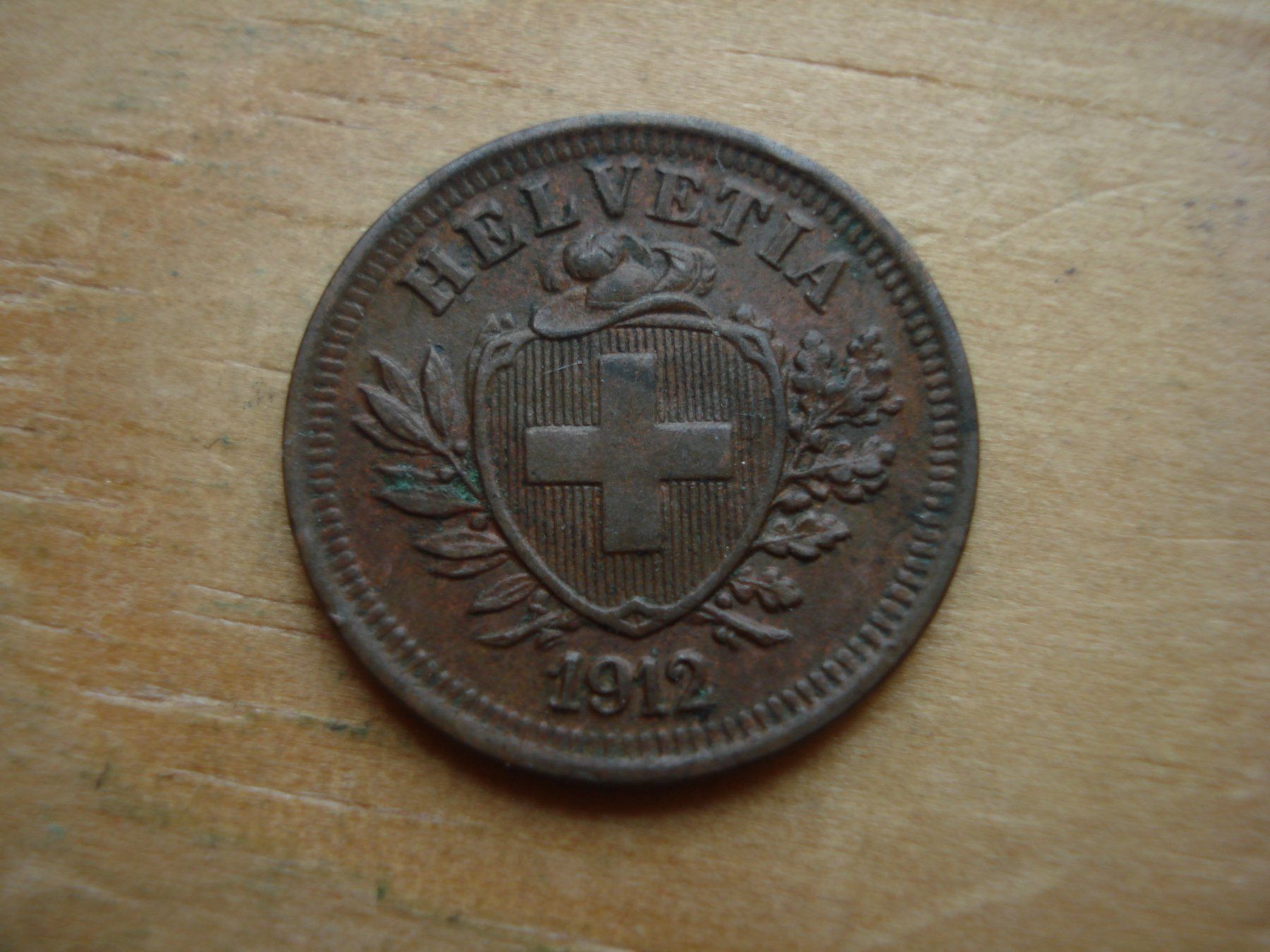 Tutti le monete: (W5) 1 Rappen 1912 – Usato da Erlach venduto da Net-Coins