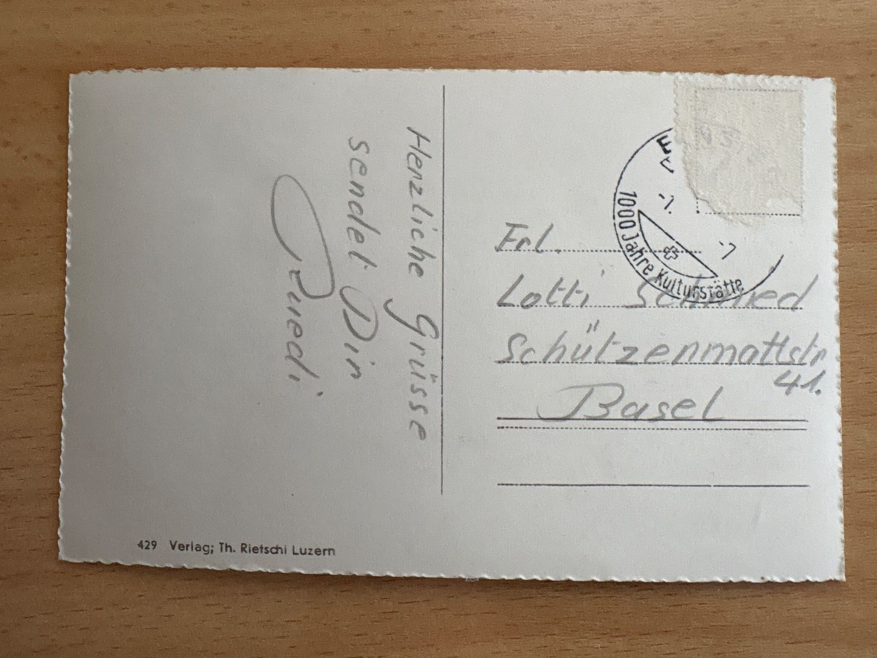 Ansichtskarten: Alte Ansichtskarte Kloster Einsiedeln - Seltenes Sammlers... – Gebraucht aus Ibach von lisch3 1