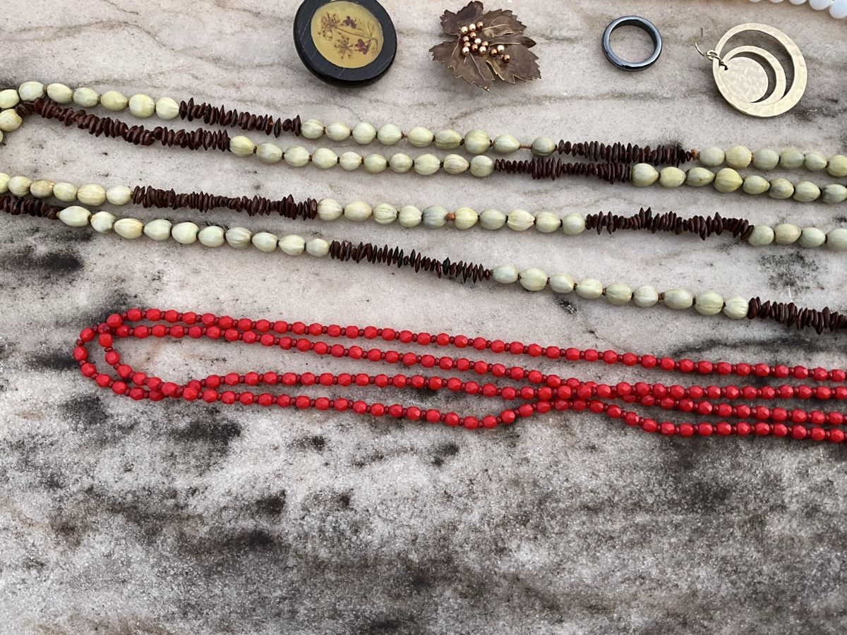 Altri gioielli: Modeschmuck-Konvolut, Rosenkranz,  – Usato da Thal venduto da nocheli 4