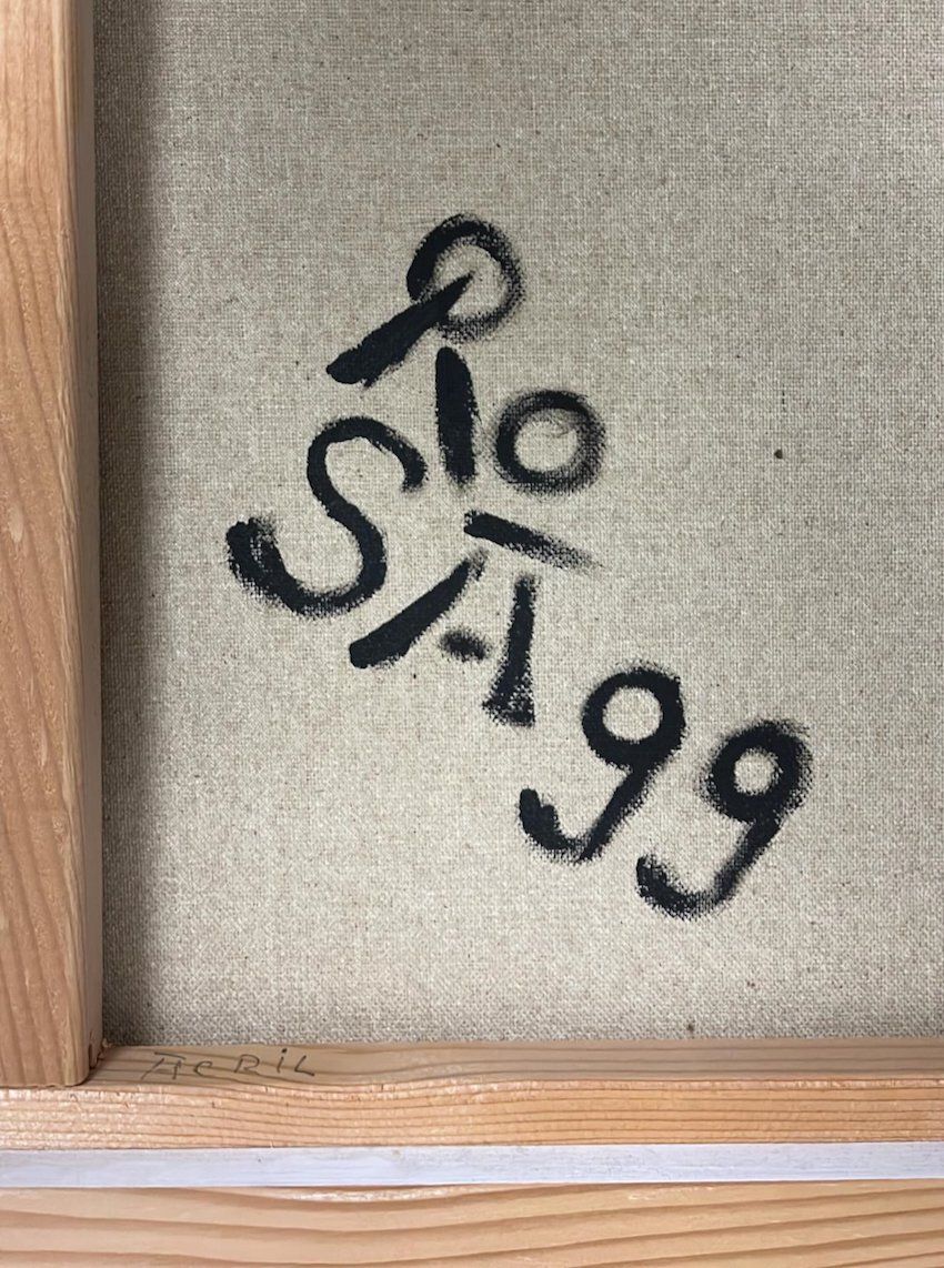 Dipinti: Komposition von Robert Santschi 1999       (ID 7006) – Usato da Gelterfingen venduto da art-and-more 4