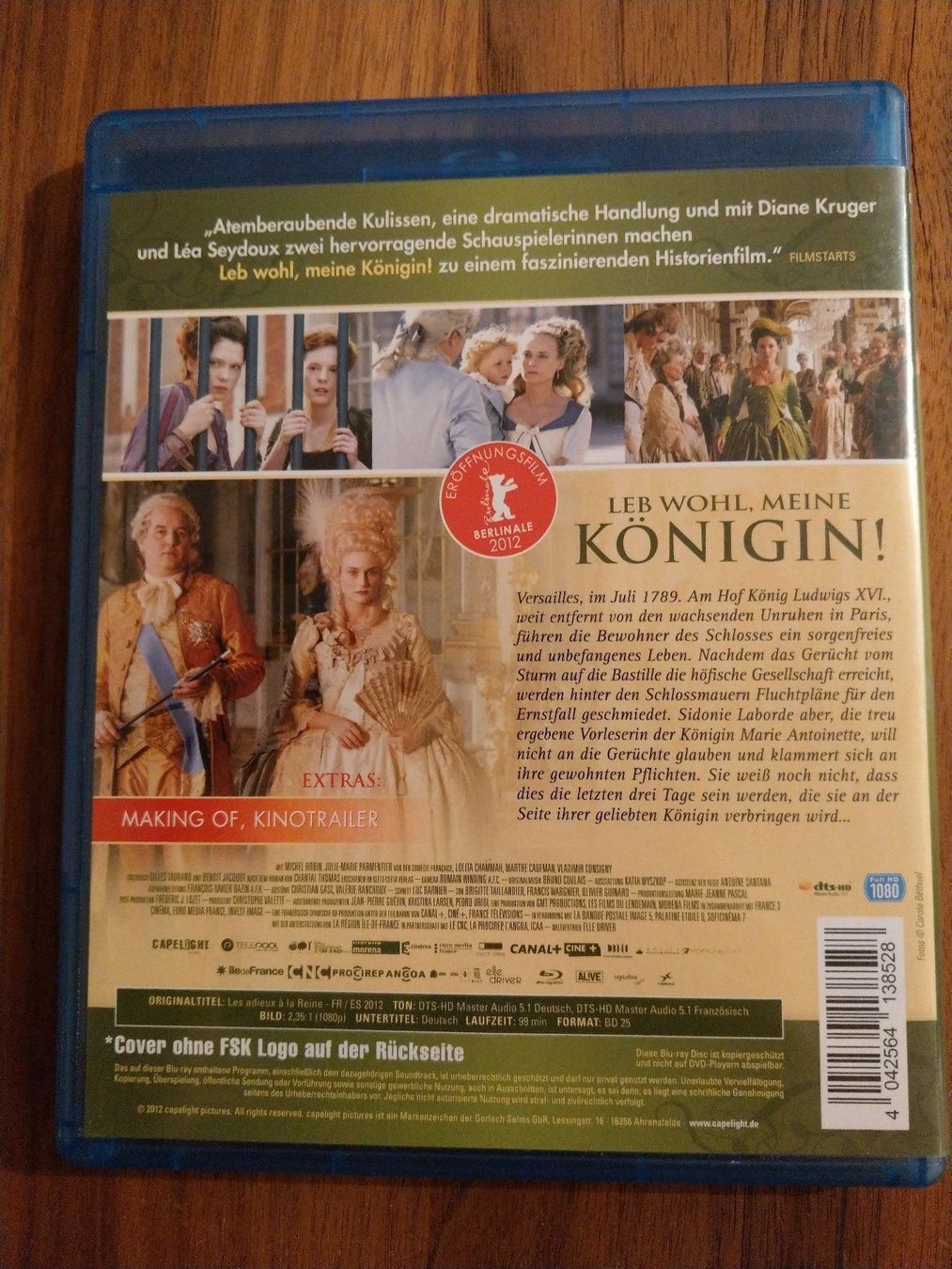 Tutti i DVDs: Blu Ray - Leb wohl, meine Königin – Usato da Rheinfelden venduto da FilmAuktion 1
