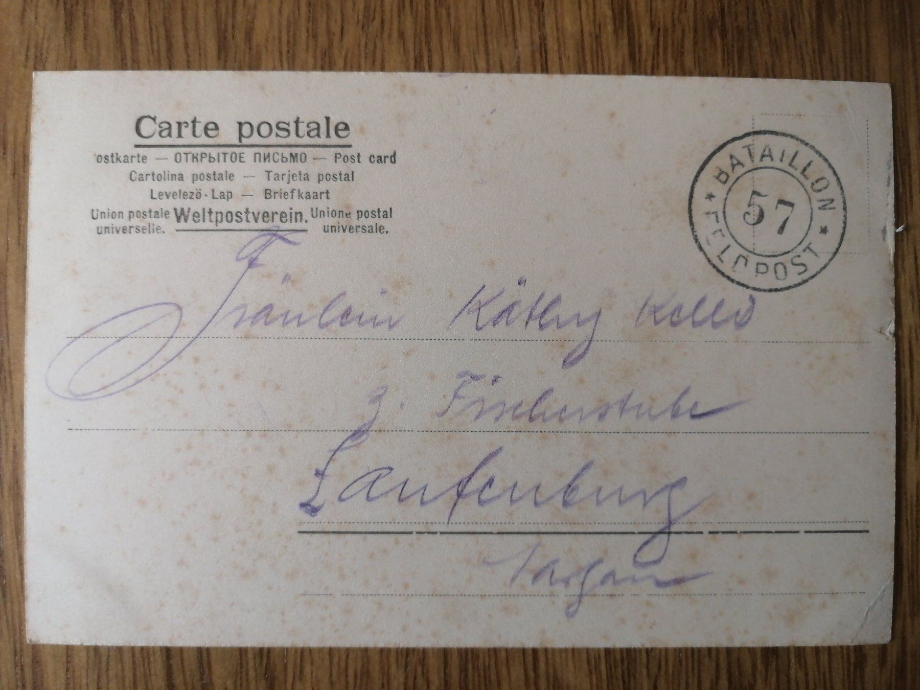 Cartoline postali: Antike Ansichtskarte Kloten 1918 – Usato da Aesch BL venduto da Opirol 1