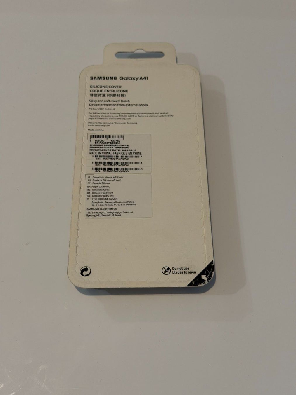 Samsung Cover & Protezioni schermo: Samsung Galaxy A41 cover – Nuovo e nell'imballaggio originale da Yverdon-les-Bains venduto da AVRS.CH 1