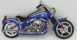 Cooler MOTORRAD - Aufnäher - Aufbügler - Stickerei  11x5,5cm