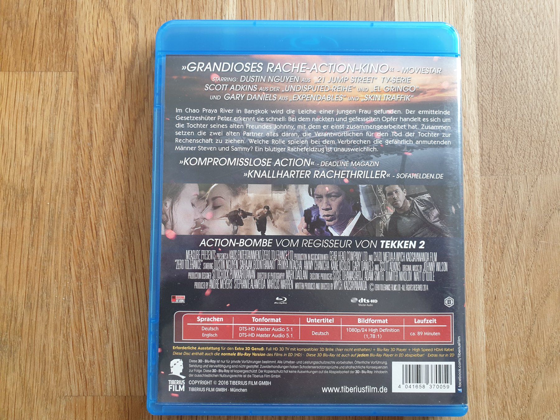 Tutti i DVDs: Zero Tolerance 3D – Usato da Moosseedorf venduto da Feinbein 1