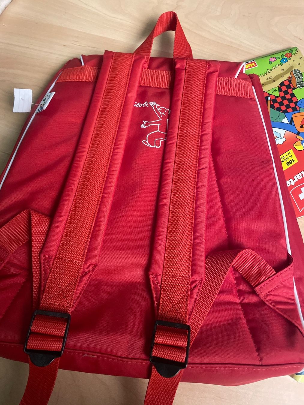 Borse & Zaini: Roter Globi Rucksack und Globis Schweizerkarte – Usato da Obergerlafingen venduto da cabo4 2