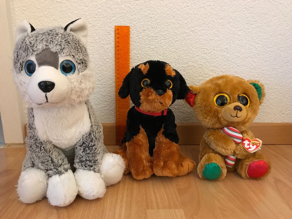 TY Glubschi – Peluche Cane Unisex 15 Cm – Originale Beanie Babies