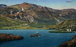 Murgsee. Ruderboot