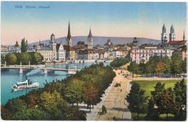 AK Zürich Utoquai