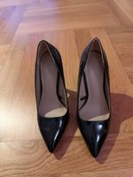 Lack Pumps, Schwarz, Grösse 36