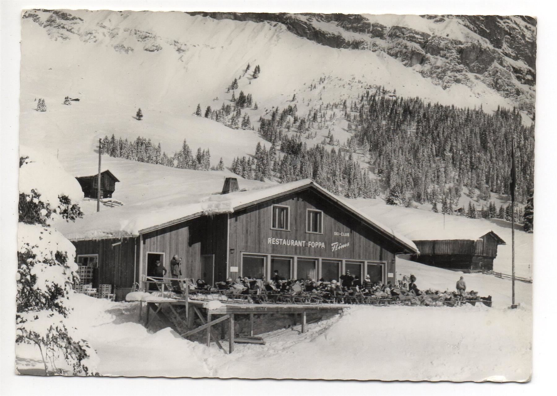 Ansichtskarten: FLIMS Skihaus Foppa – Neu (gemäss Beschreibung) aus Jona von philajona
