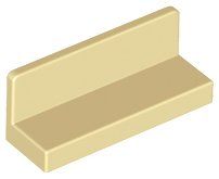 LEGO -  40x Tan Panel 1x3x1 - 23950 - NEW