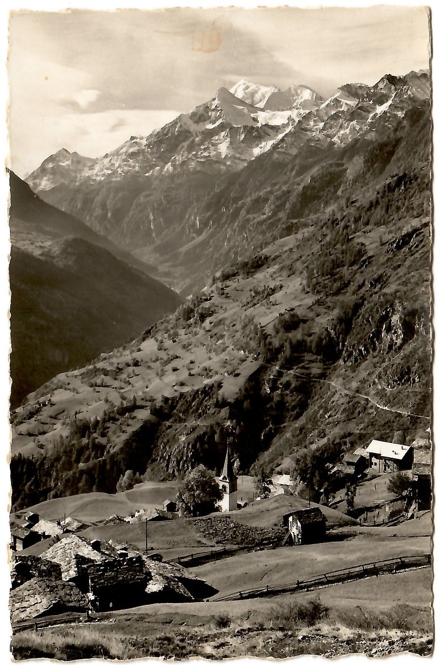 Cartes postales: Ansichtskarte  Törbel  (Wallis) – D'occasion à Kerns par etma3