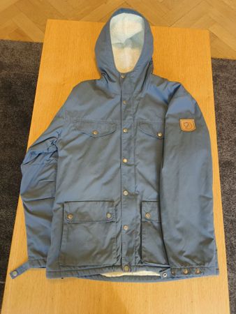 Fjällräven Winterjacke blau gefüttert, Grösse M