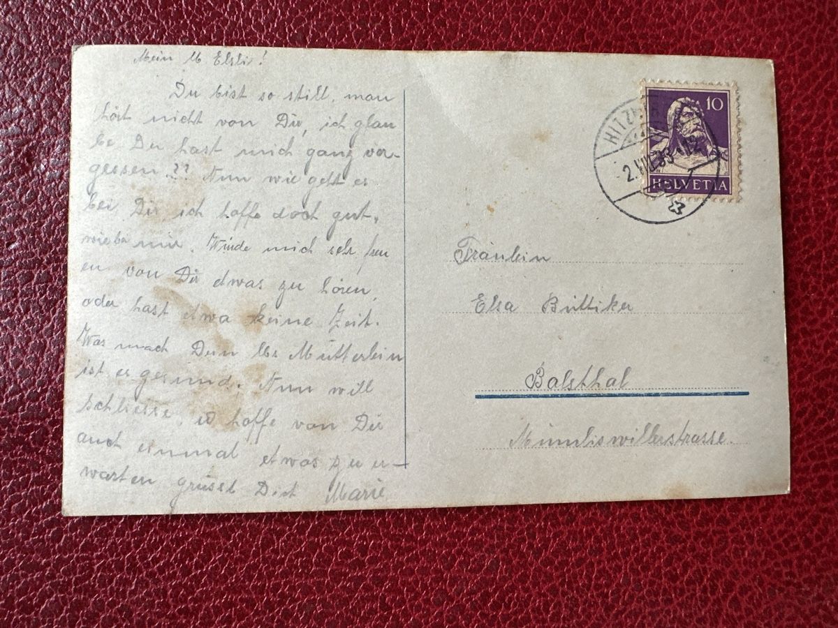 Cartoline postali: Alte Postkarte  – Usato da Basel venduto da Marlise015 1