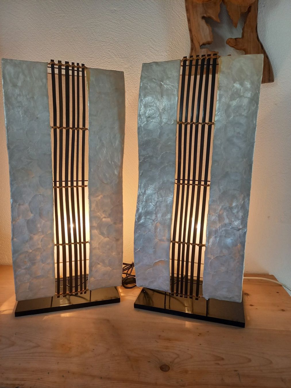 Lampade: Stehenlampe wellenförmige Lampen – Nuovo e nell'imballaggio originale da Domat-ems venduto da Gr8wood 1