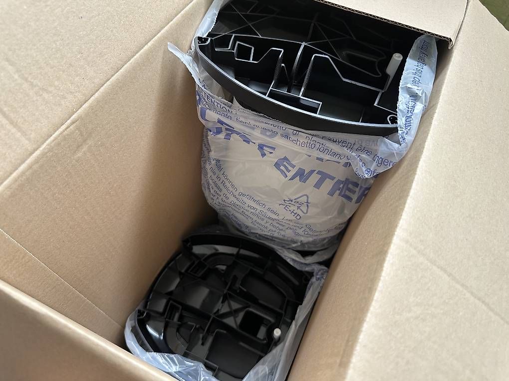Rotho Abfalleimer: 4 Stk. Kosmetikeimer 6 l, PASO, cool white met. – Neu und originalverpackt aus Necker von liq24 4