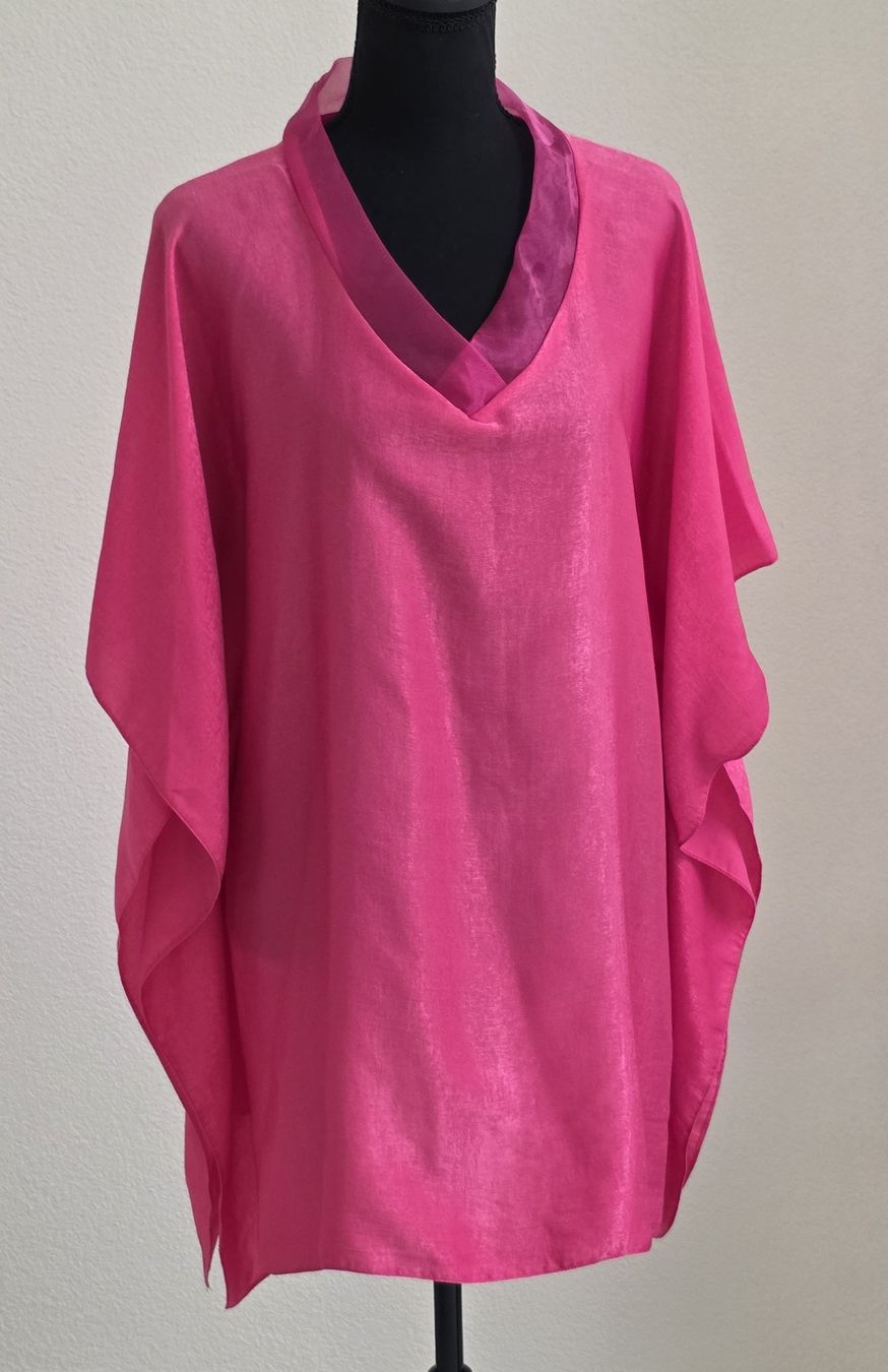 Tuniche: Tunik pink Einheitsgrösse leicht schimmernd – Usato da Rheinsulz venduto da Gilea
