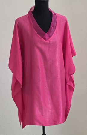 Tunik pink Einheitsgrösse leicht schimmernd