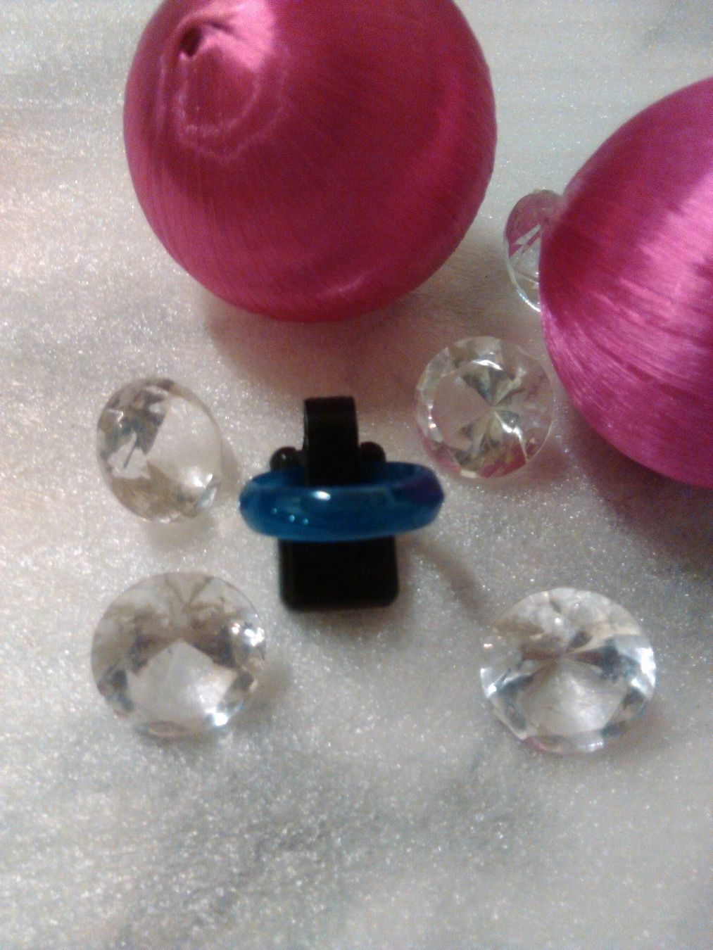 Anelli: ring aus echt strass,,hellblau – Nuovo (secondo la descrizione) da Basel venduto da bijoutrie_4 7
