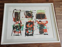 Bild von Franz Fedier, Titel unbekannt, gerahmt