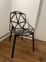 Designer Stuhl schwarz metall, Einzelstück