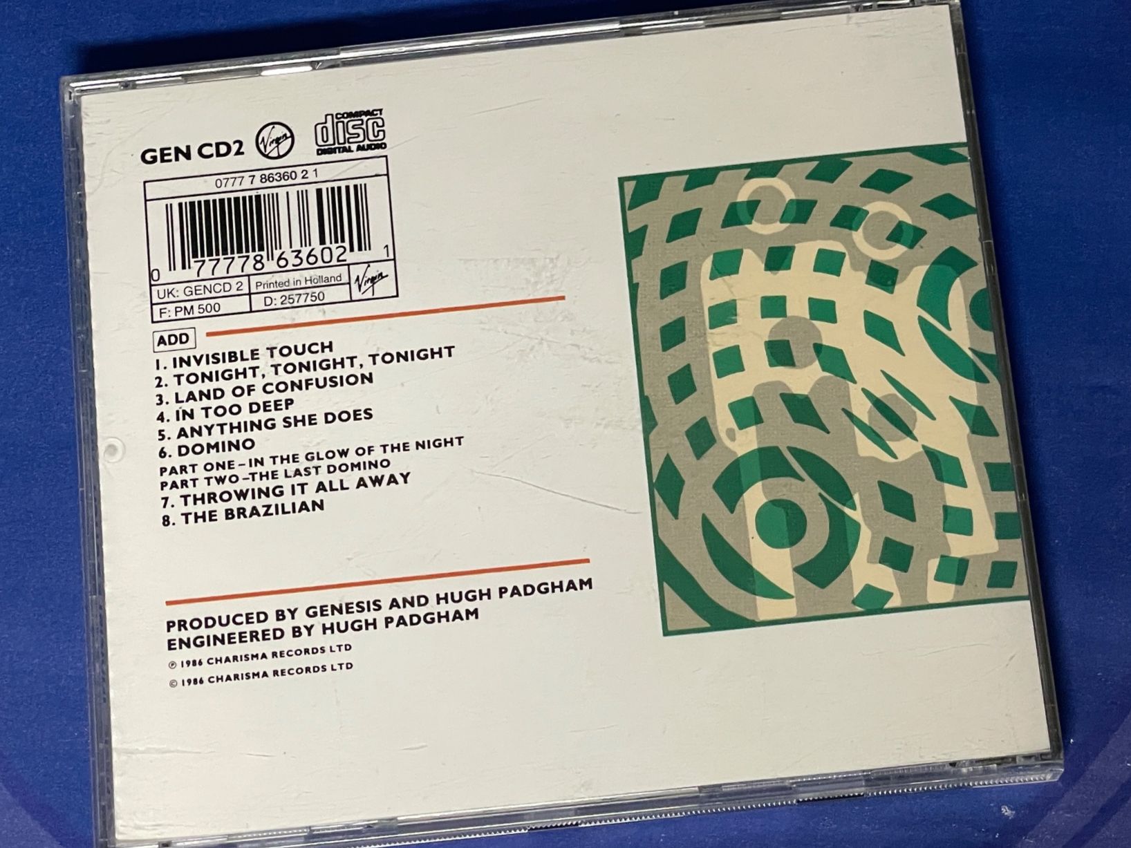 CDs: Genesis-Invisible Touch – Gebraucht aus Muri b. Bern von AdidasCollector 1