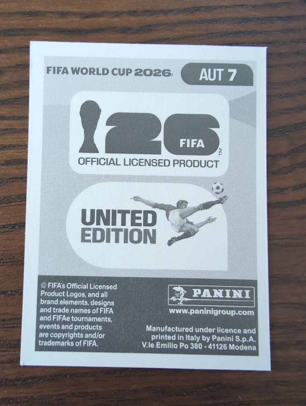 Panini Carte collezionabili: Panini wm sticker 26 Stefan Posch AUT 7 – Nuovo (secondo la descrizione) da Zürich venduto da Rolup 1