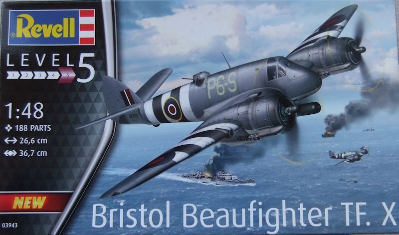 Revell Kit di modellismo & Modellini statici: Bristol Beaufighter TF.X 1/48 – Nuovo e nell'imballaggio originale da Bözen venduto da jackieoh