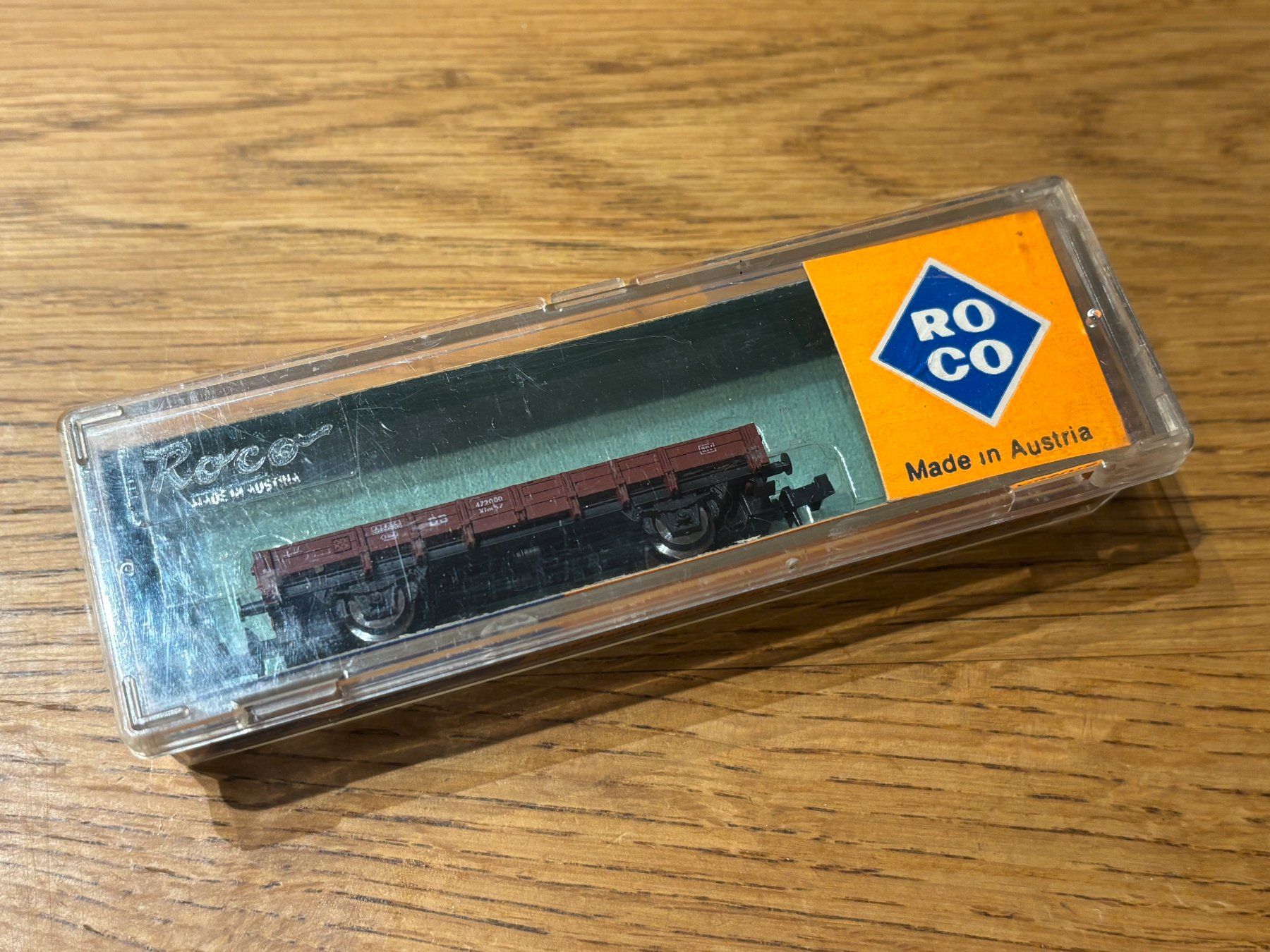 Modellini di ferrovie: e1779: Flachwagen (Spur N) – Usato da Birsfelden venduto da Birs_25
