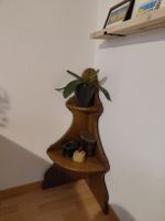 Corner shelf massive wood