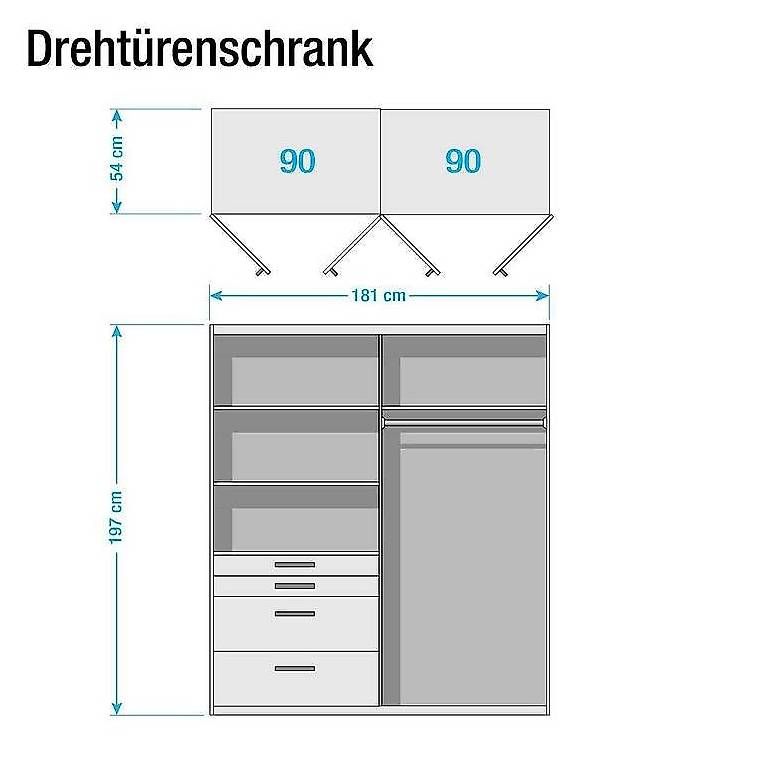 Armadi: Kleiderschrank Belezza mit Spiegeltür Lieferung ZH Umgebung – Usato da Zurich venduto da sti_cfb8 2