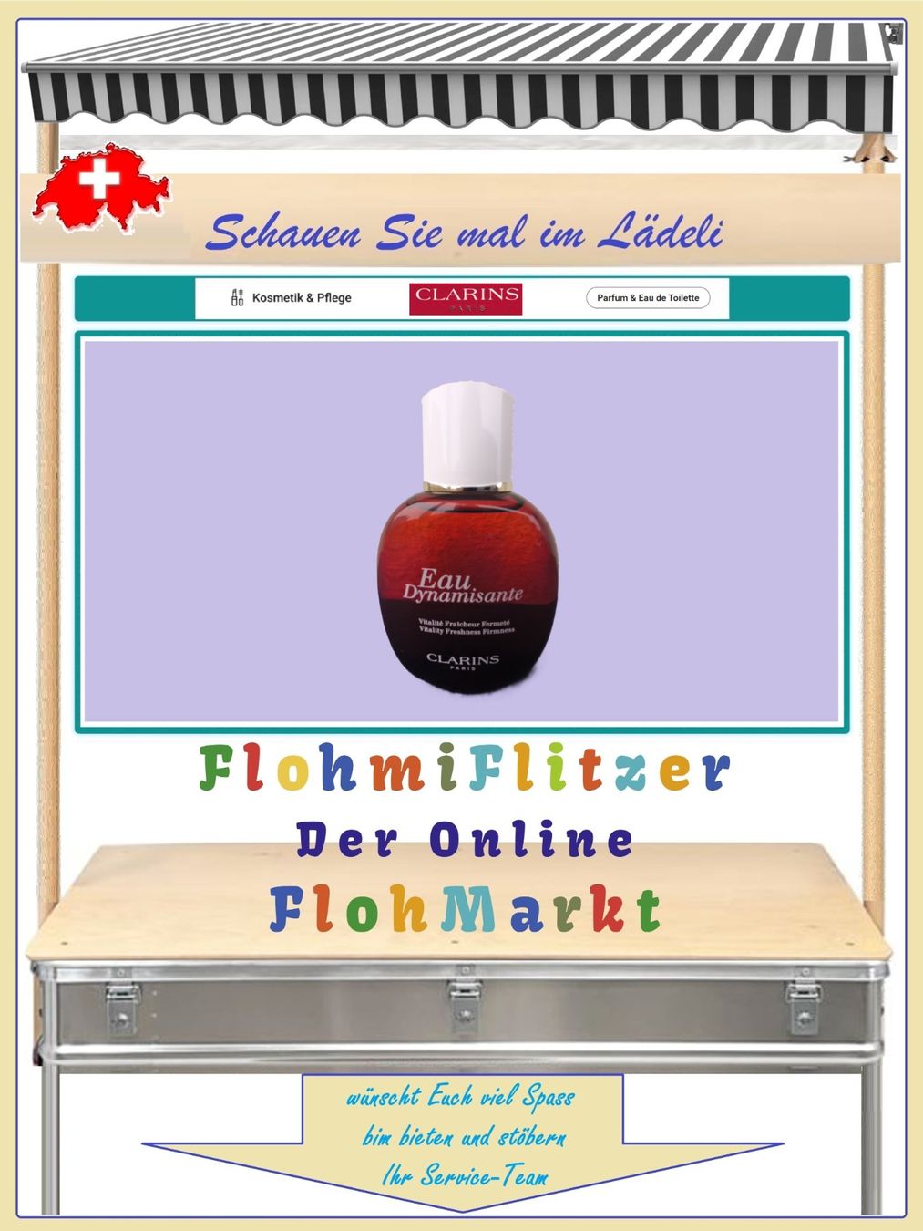 Clarins Profumi & Eau de Toilette: CLARINS PARIS • Eau Dynamisante 100 ml – Nuovo e nell'imballaggio originale da Münchwilen TG venduto da FDOF_SHOP
