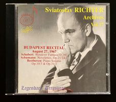 Sviatoslav RICHTER CD BUDAPEST RECITAL 1967 • Top-Zustand
