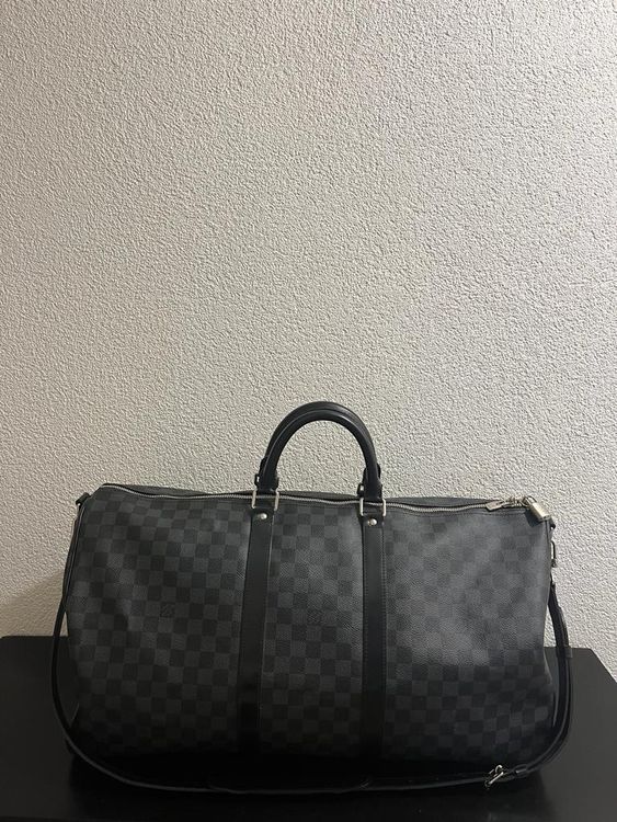 Sac de voyage outlet louis vuitton damier noir