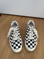 Schuhe schwarz/weiss kariert Bershka Gr. 41
