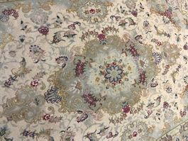 Wunderschöne Perser Teppich Tabriz neue mit Seide