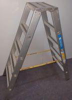 Bockleiter / Stufendoppelleiter / Alu / 2x 5 Tritte / EDAK