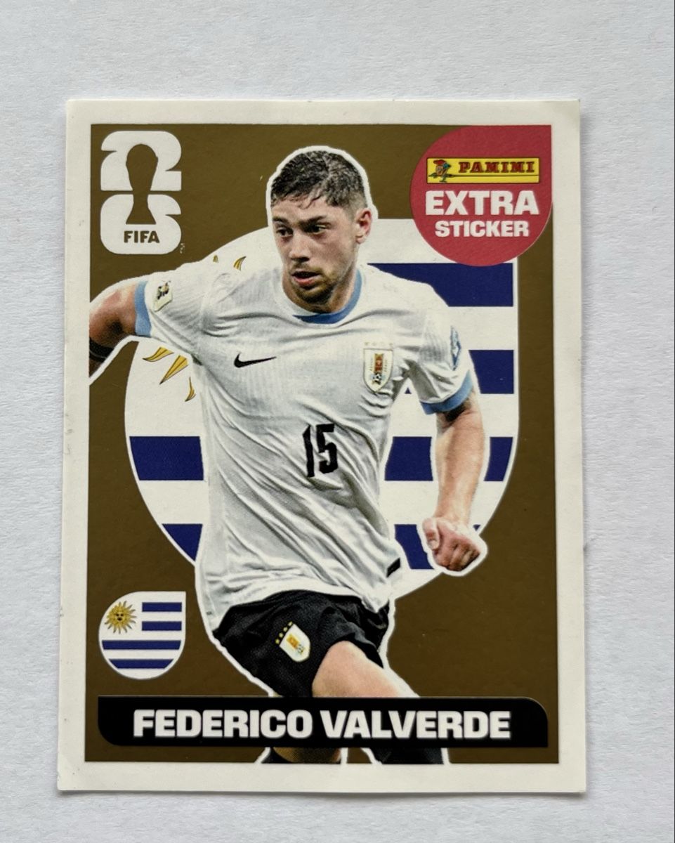 Panini Carte collezionabili: Panini Extra Sticker Federico Valverde GOLD – Nuovo (secondo la descrizione) da Dierikon venduto da nido3