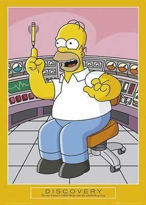 Poster & Bilder: Poster The Simpsons Discovery 62x93 cm – Neu und originalverpackt aus Schwyz von rs-trend