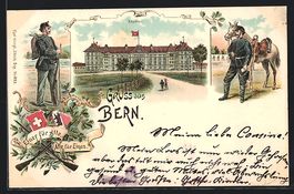 Litho Bern, Kaserne, Infanterist und Kav