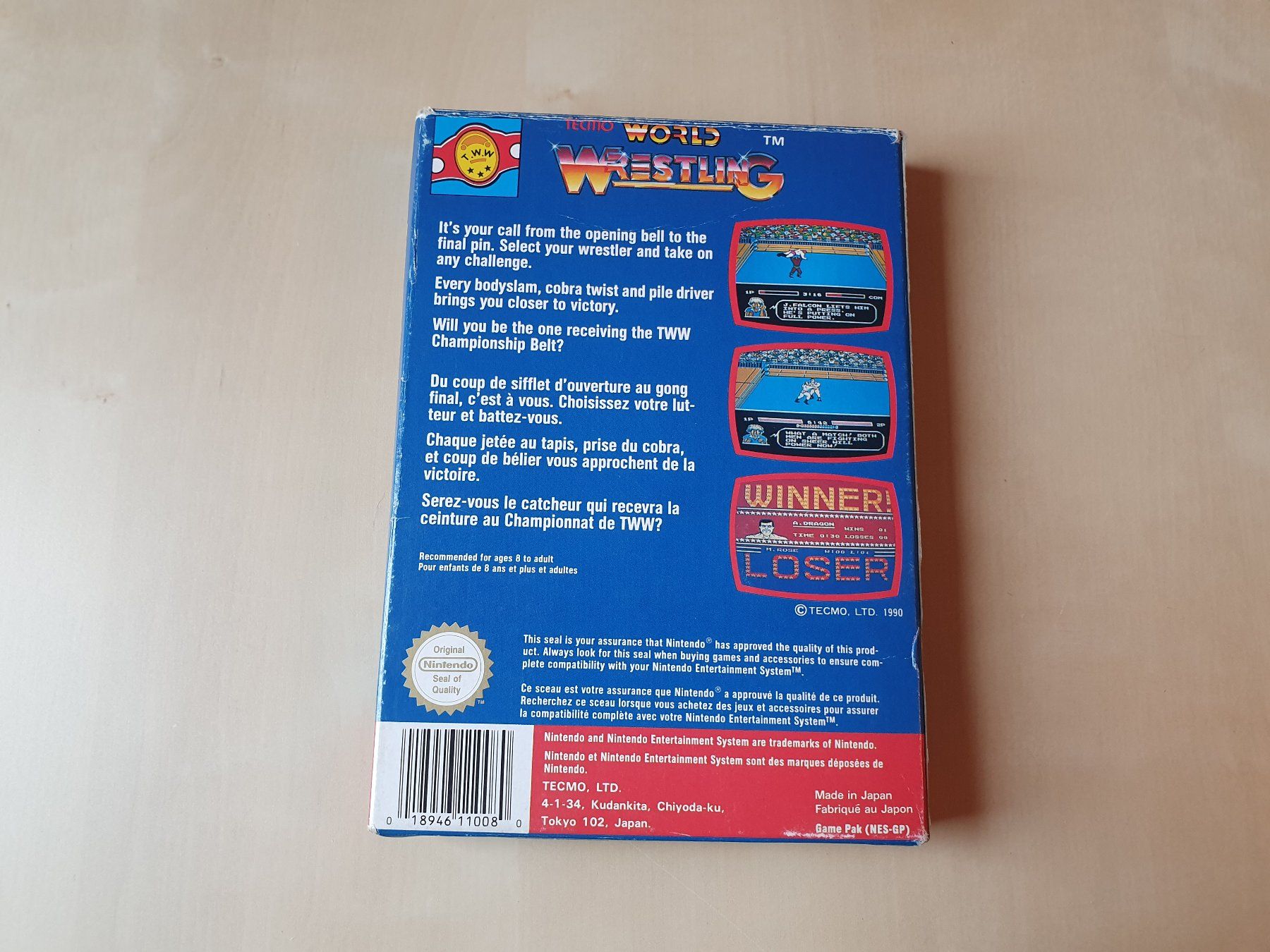 Nintendo Giochi: Tecmo World Wrestling – Usato da Stansstad venduto da collectorsshop 1