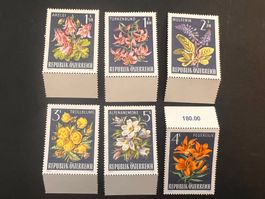 Österreich Austria 1966 ** Mi.1209/14 mit Tab  (2394)