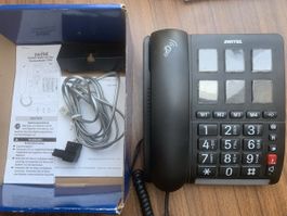 Switel TF540 comfort phone with photo keys, black, new