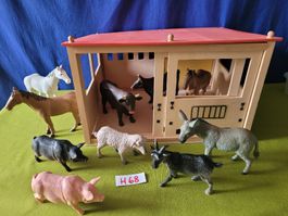 Bauernhof,Stall,Bruder,Bullyland,Schleich H68