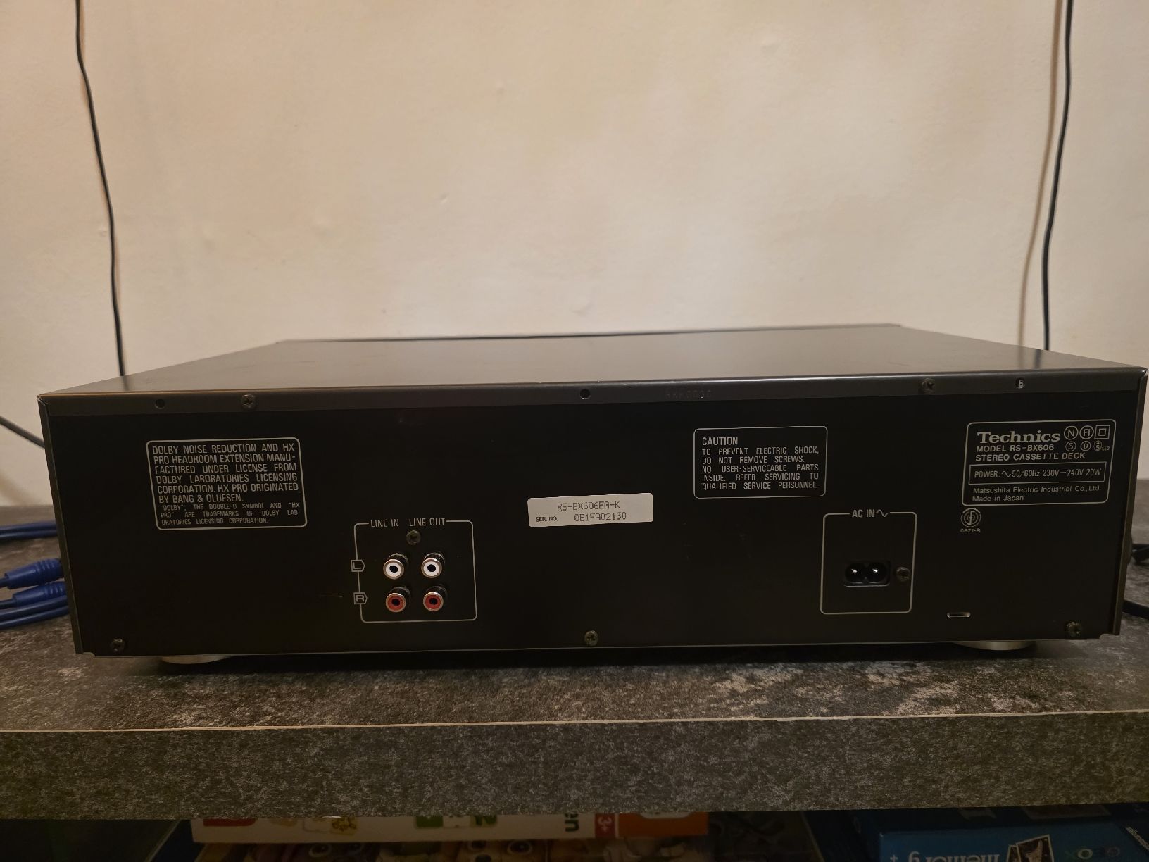 Musicassette: Technics RS-BX606 Kassettendeck – Usato da Root venduto da dam_k55b 4