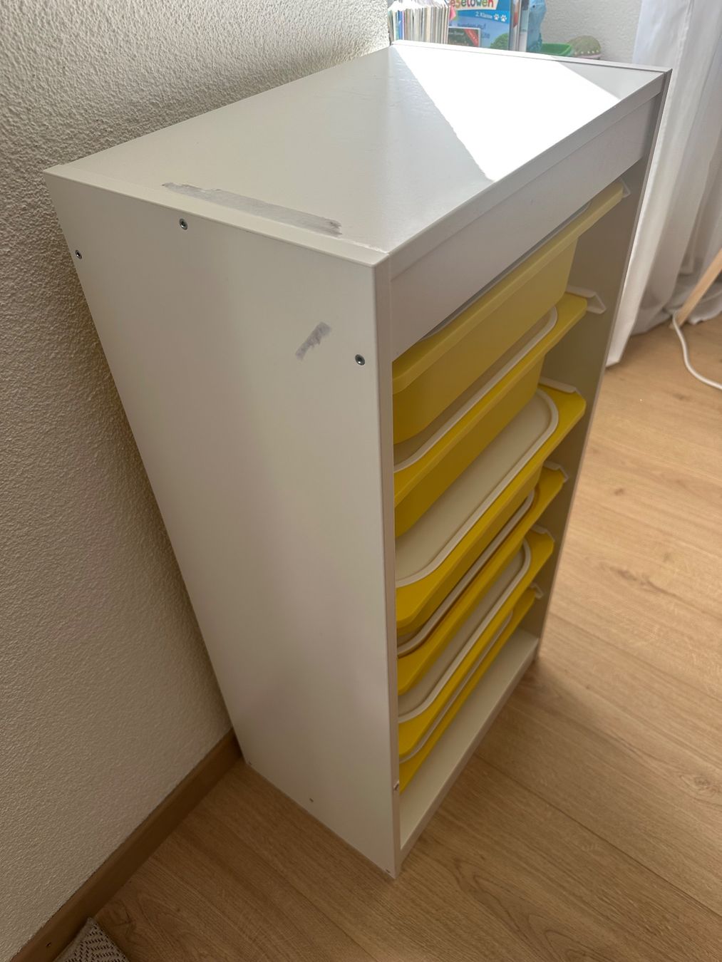 Ikea Scaffali: Trofast weiss mit 6 gelben Einsätzen gebraucht – Usato da Ennenda venduto da Axmx 3